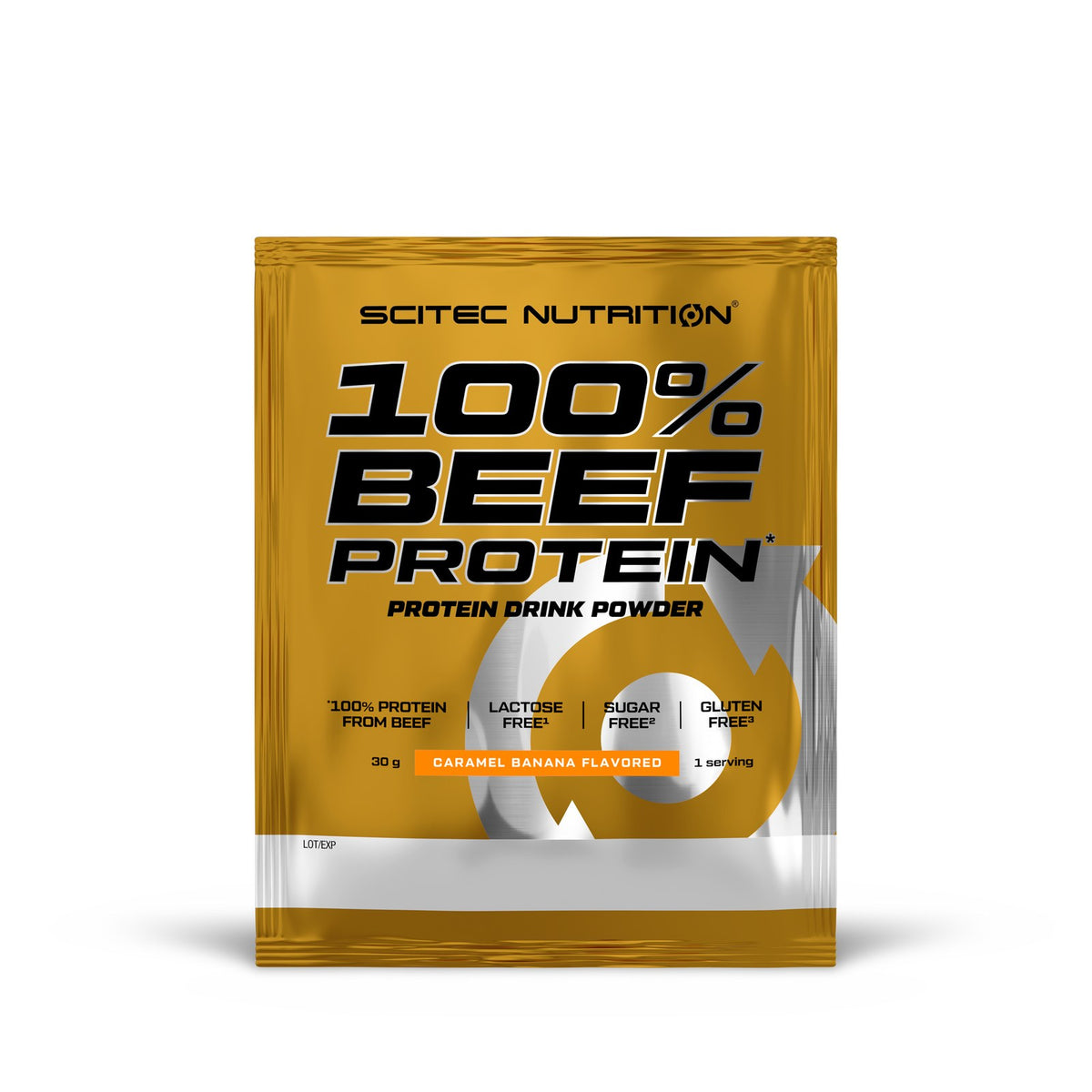 Scitec Nutrition 100% Beef Protein 30g Karamel-Banaan