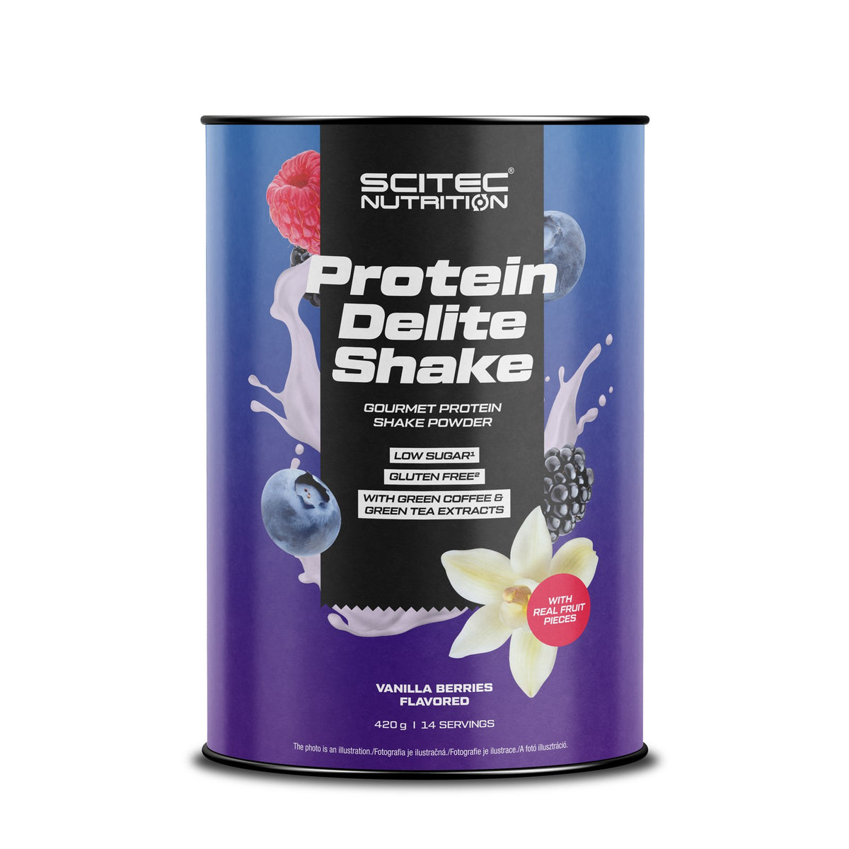 Scitec Nutrition Protein Delite Shake 420g Vanille-Bosvruchten