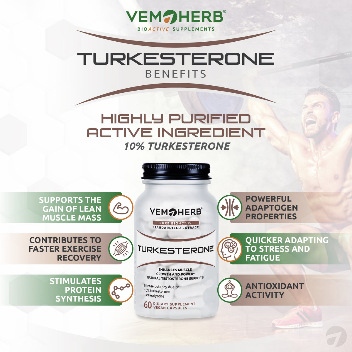 Turkesterone 60 caps