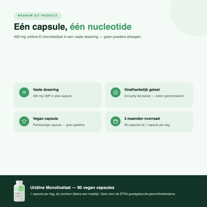 Uridine UMP 450 mg 90 capsules