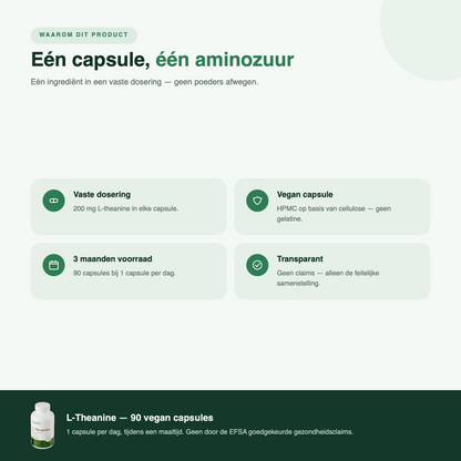 L-Theanin | Vegansk | 90 kapsler | OstroVit