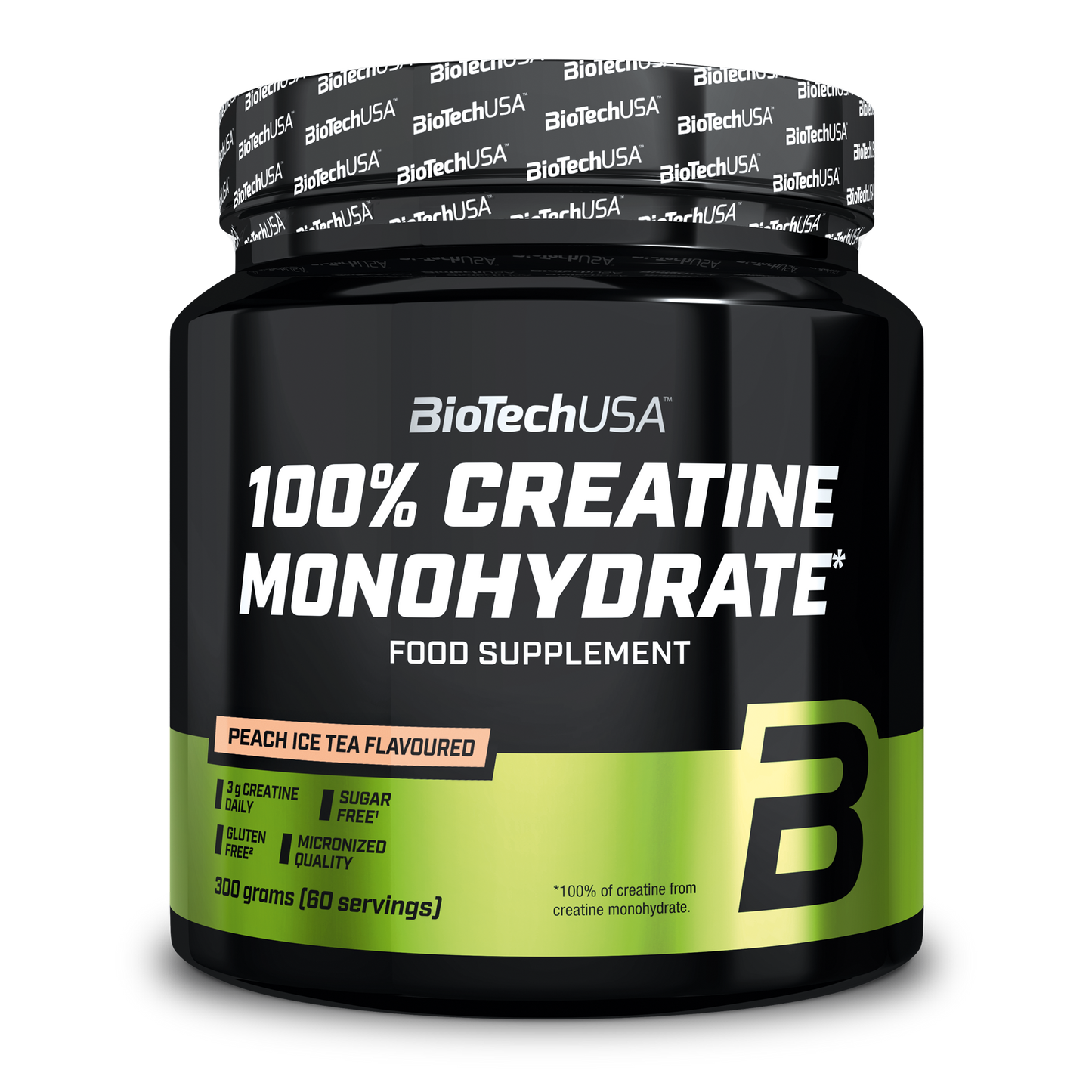 Creatine Monohydraat 300g IJsthee-Perzik