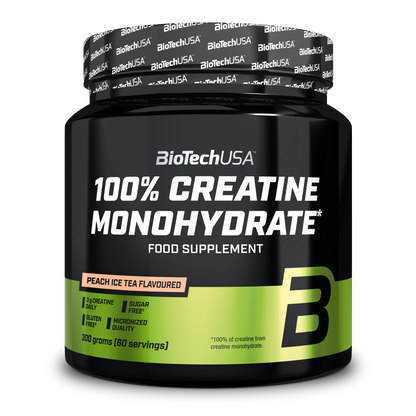 Creatine Monohydraat 300g IJsthee-Perzik