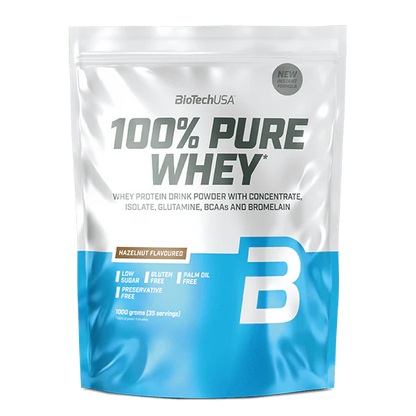 100% Pure Whey 1000g Hazelnoot