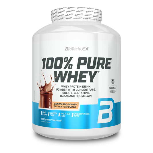 100% Pure Whey 2000g Chocolate-Pindakaas