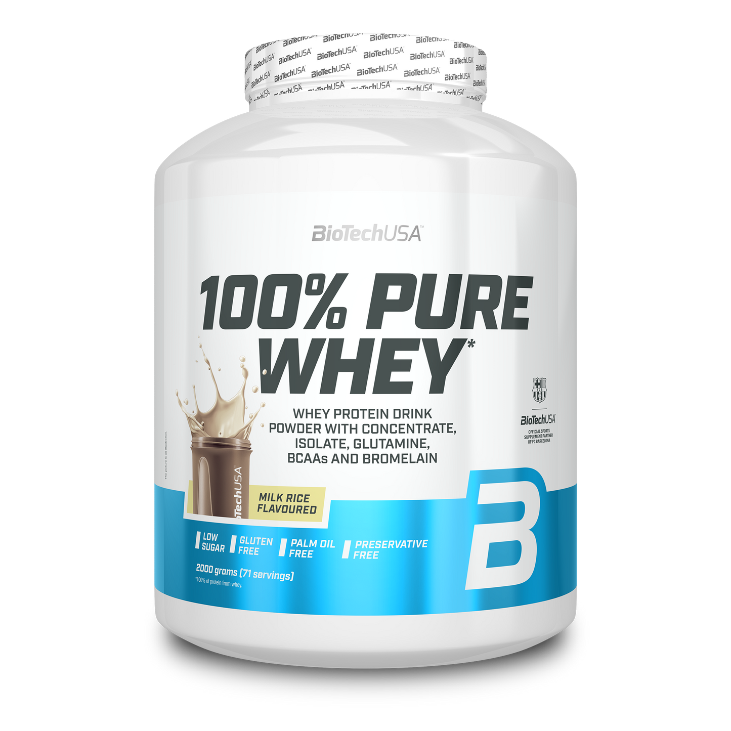 100% Pure Whey 2000g Rijstepap