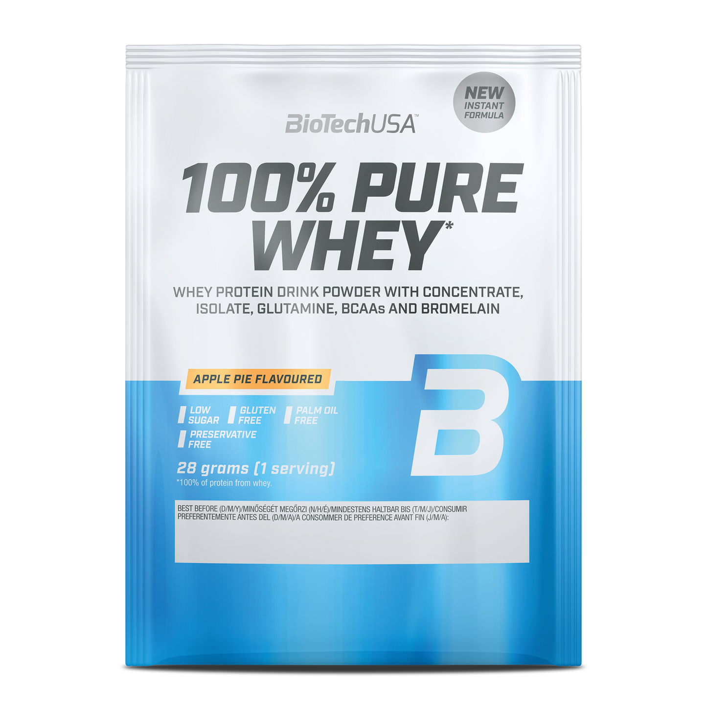 100% Pure Whey 28g sachet Aardbei