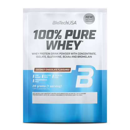 100% Pure Whey 28g sachet Kokos-Chocolade
