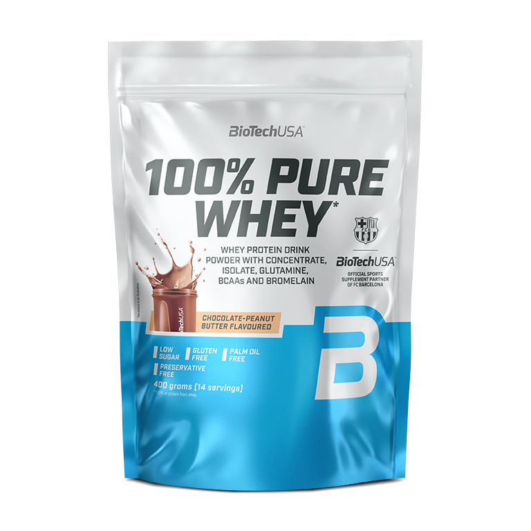 100% Pure Whey 400g Chocolate-Pindakaas