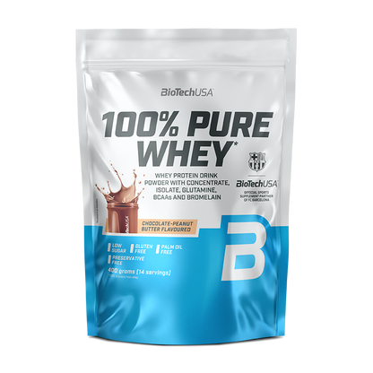 100% Pure Whey 400g Chocolate-Pindakaas