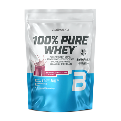 100% Pure Whey 400g Framboos Cheesecake