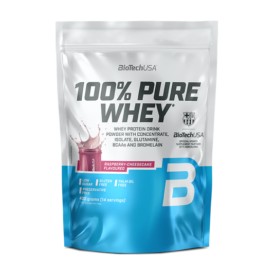 100% Pure Whey 400g Framboos Cheesecake