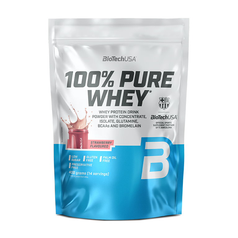 100% Pure Whey 400g Aardbei