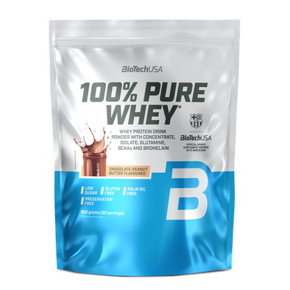100% Pure Whey 900g Chocolade-Pindakaas