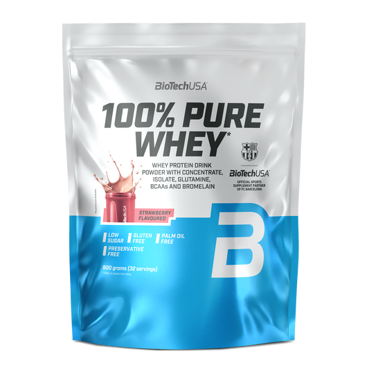 100% Pure Whey 900g Aardbei