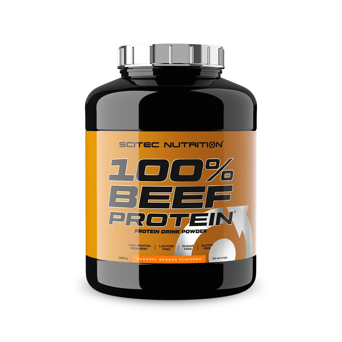 Scitec Nutrition 100% Beef Protein 1800g Karamel-Banaan