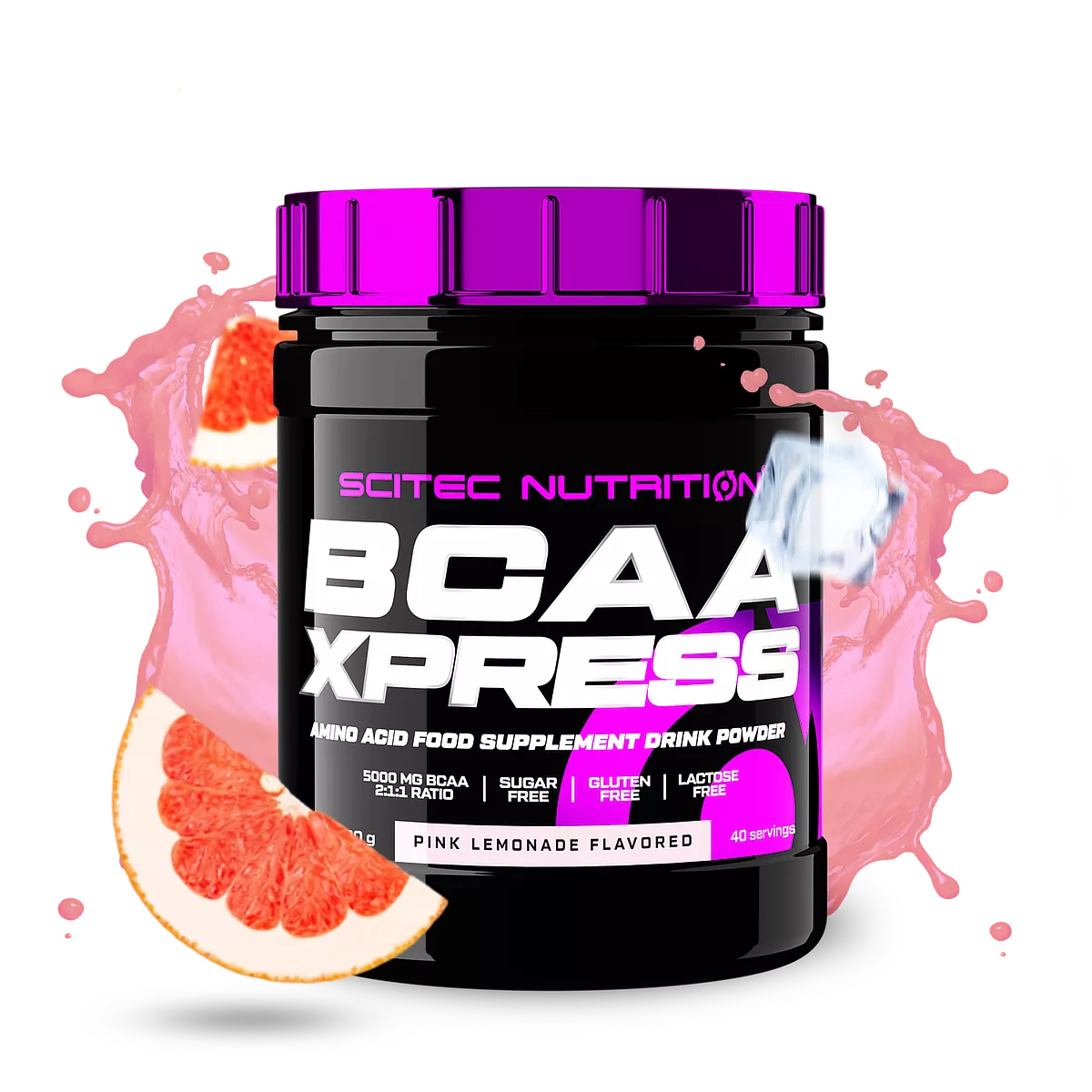 Scitec Nutrition BCAA Xpress 280g Roze Limonade