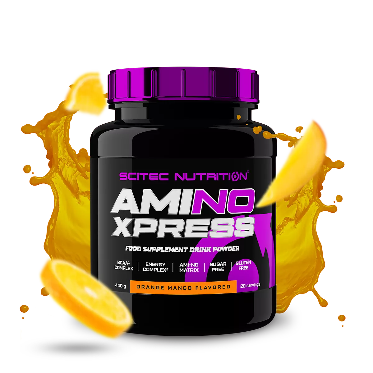 Scitec Nutrition AmiNO Xpress 440g Sinaasappel-Mango