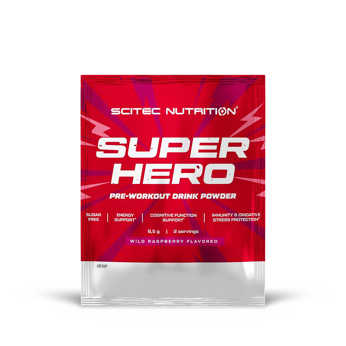 Scitec Nutrition Superhero 9,5g Wilde Framboos