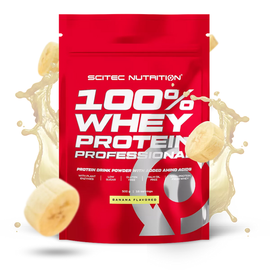 Scitec Nutrition 100% Whey Protein Professional 500g Banaan
