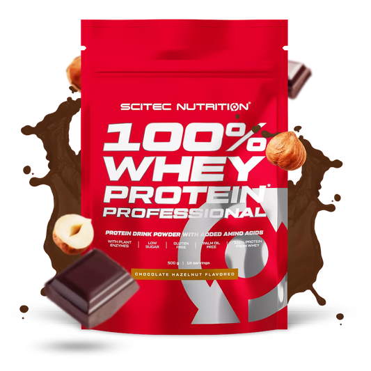 Scitec Nutrition 100% Whey Protein Professional 500g Chocolade-Hazelnoot