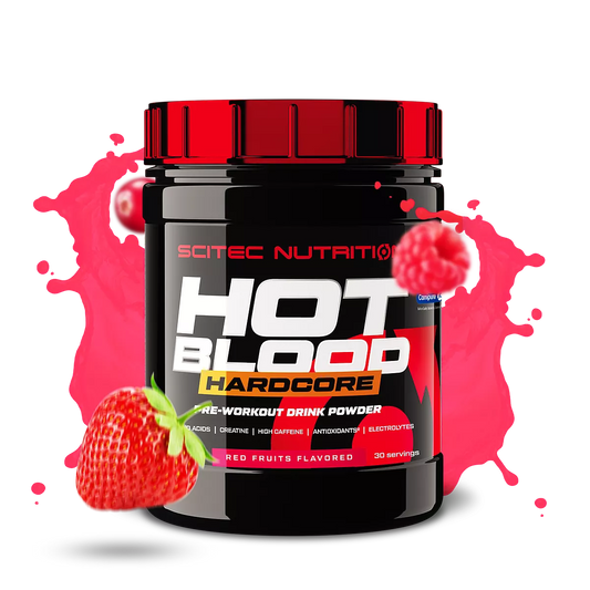 Scitec Nutrition Hot Blood Hardcore 375g Rood Fruit