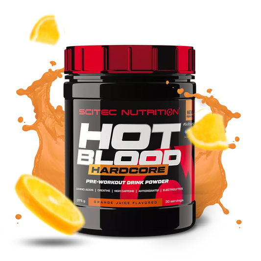 Scitec Nutrition Hot Blood Hardcore 375g Sinaasappelsap