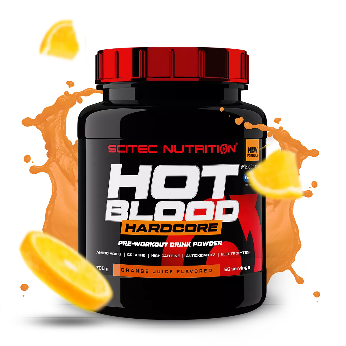 Scitec Nutrition Hot Blood Hardcore 700g Sinaasappelsap