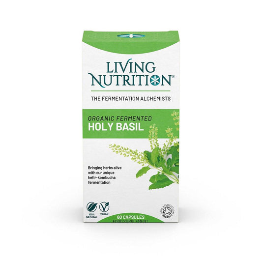 Gefermenteerde Biologisch Heilige Basilicum | 60 Capsules | Living Nutrition