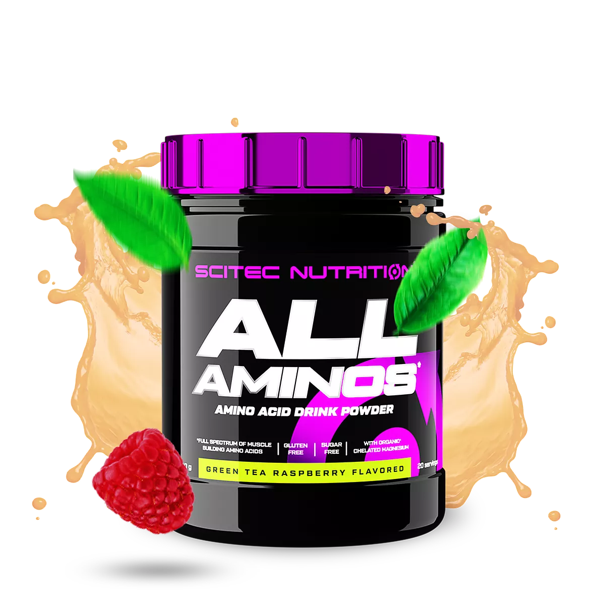 Scitec Nutrition All Aminos 340g Groene Thee-Framboos
