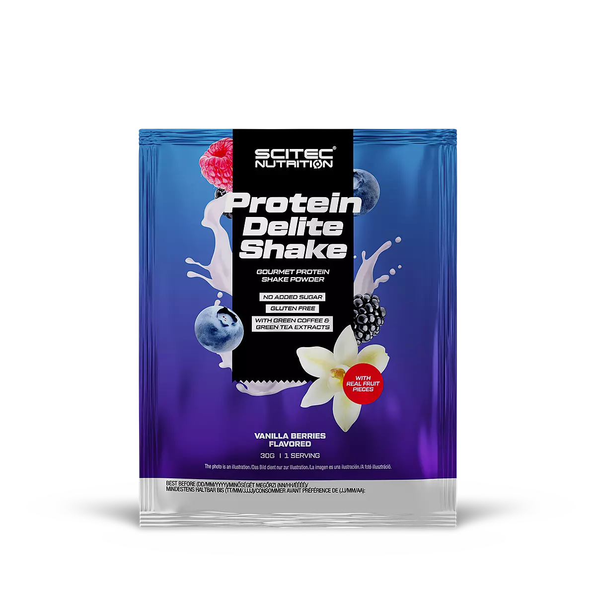 Scitec Nutrition Protein Delite Shake 30g Vanille-Bosvruchten
