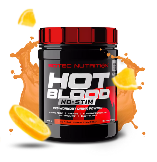 Scitec Nutrition Hot Blood No-Stim 375g Sinaasappelsap