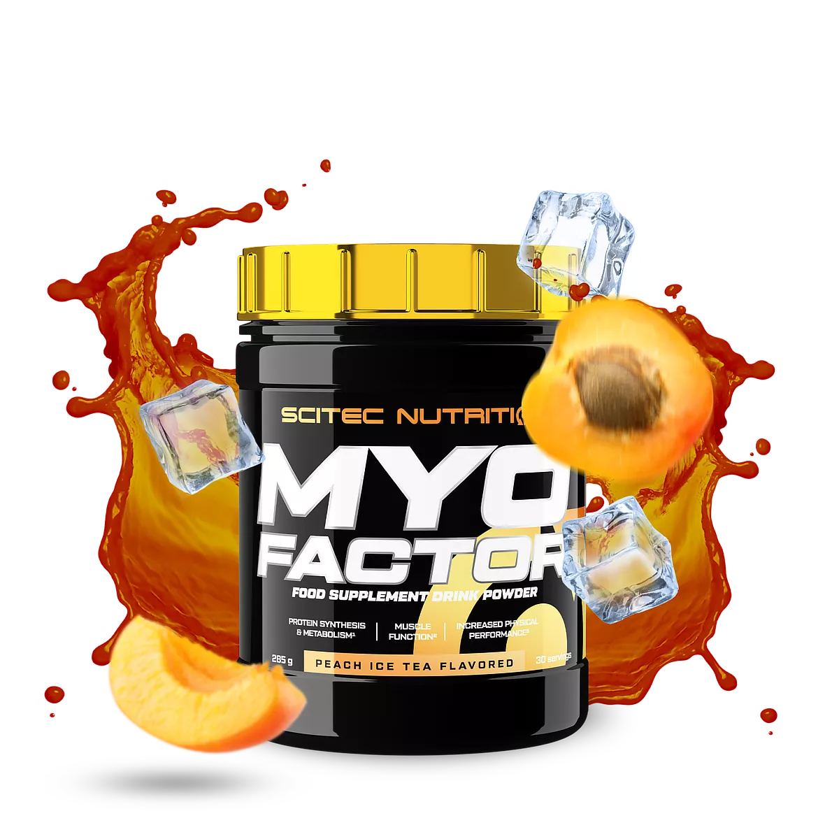 Scitec Nutrition MyoFactor 285g Perzik-IJsthee