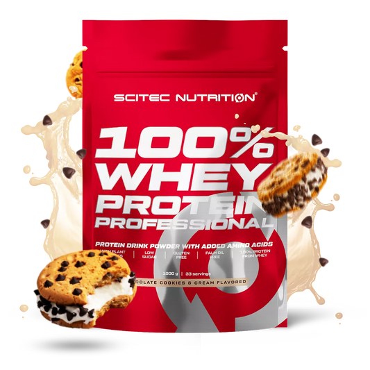 Scitec Nutrition 100% Whey Protein Professional 1000g Chocolade Cookies & Cream