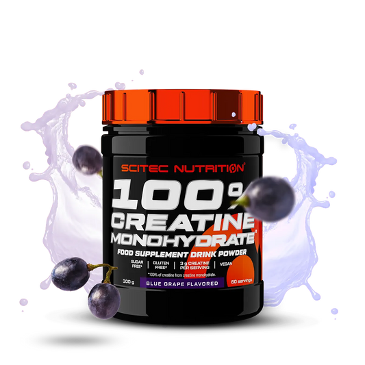 Scitec Nutrition 100% Creatine Monohydrate 300g Blauwe Druif