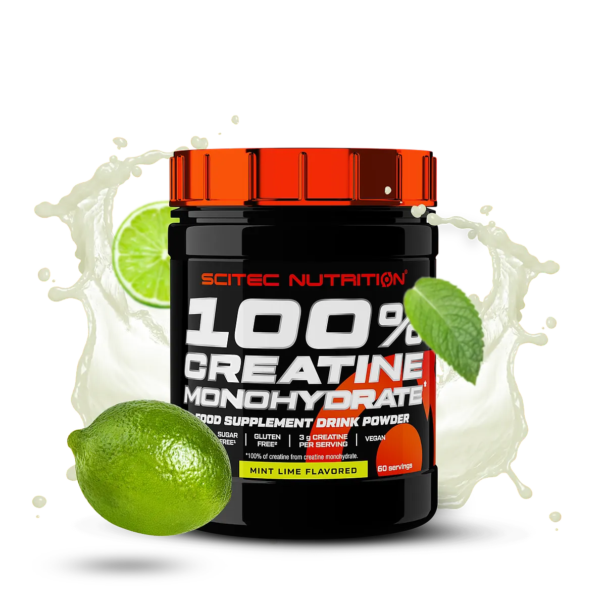 Scitec Nutrition 100% Creatine Monohydrate 300g Munt-Limoen