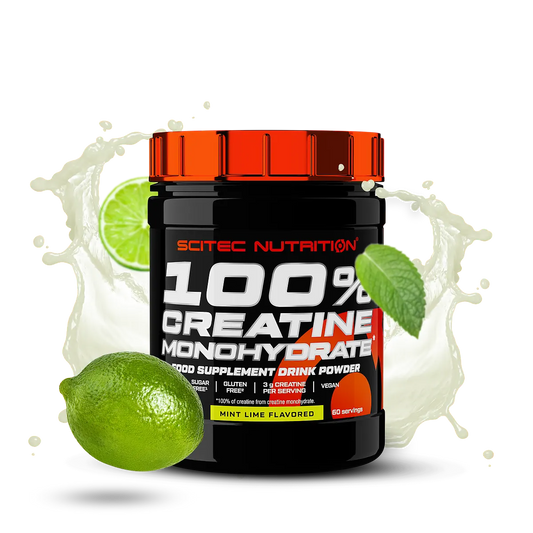 Scitec Nutrition 100% Creatine Monohydrate 300g Munt-Limoen