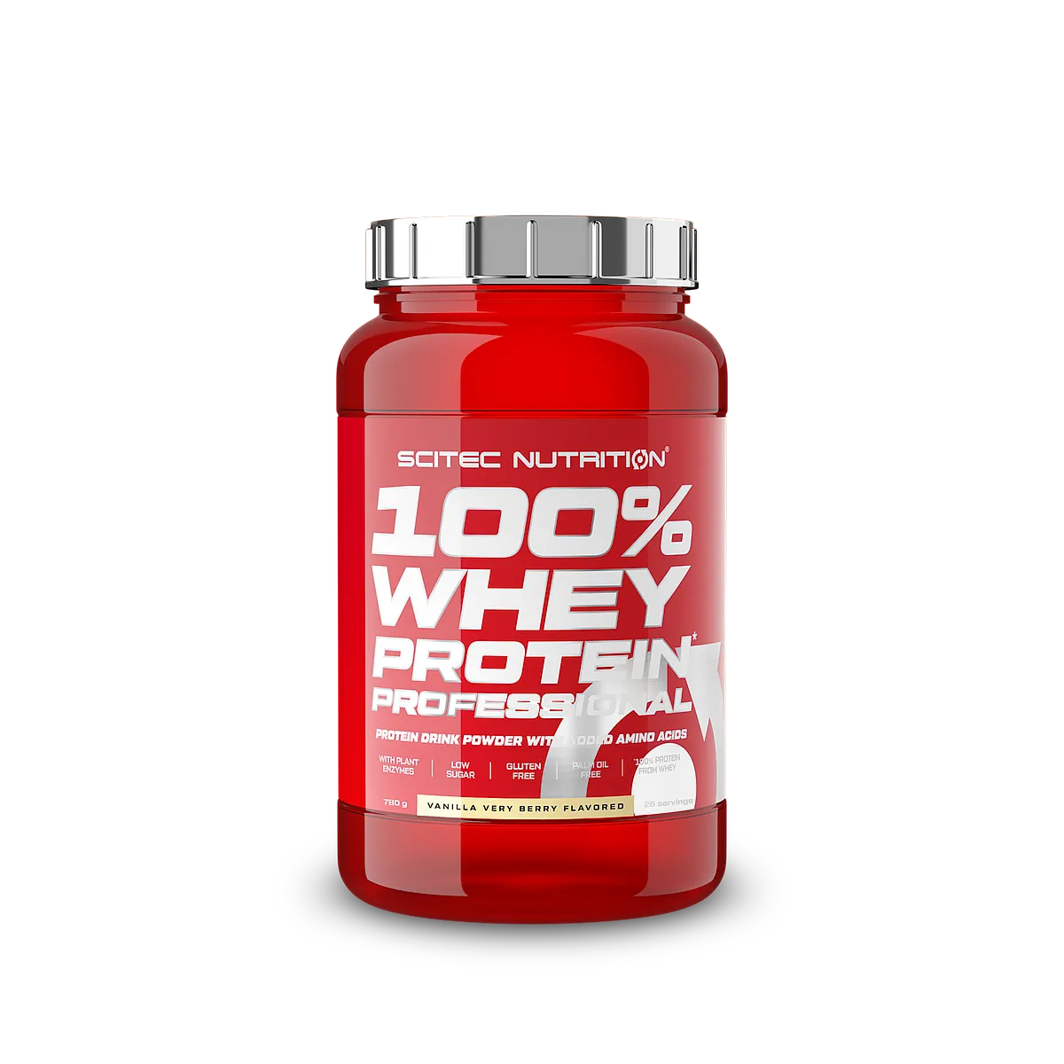 Scitec Nutrition 100% Whey Protein Professional 780g Vanille Very Berry