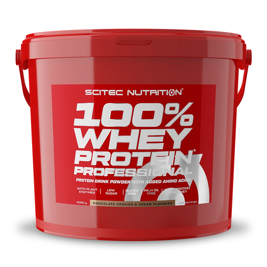 Scitec Nutrition 100% Whey Protein Professional 4000g Chocolade Cookies & Cream
