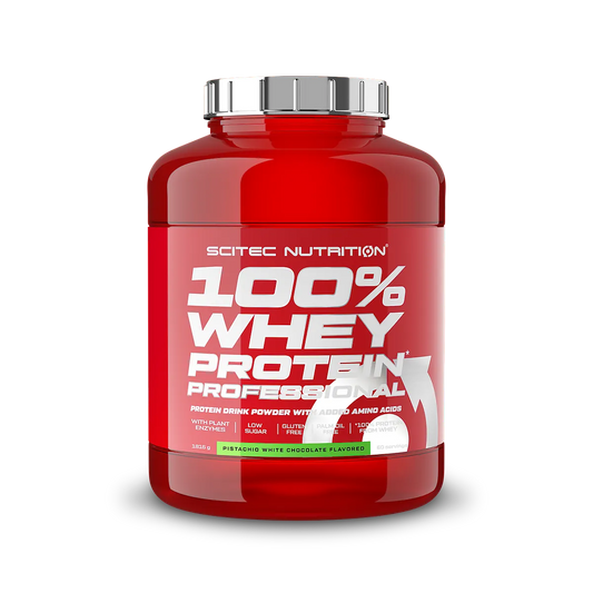 Scitec Nutrition 100% Whey Protein Professional 1816g Pistache-Witte Chocolade