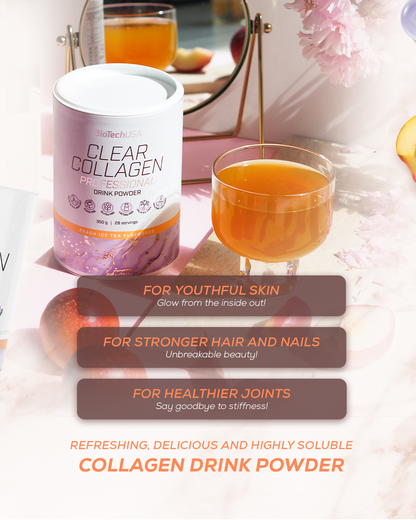 Clear Collagen Professional Sachet 25g Perzik IJsthee