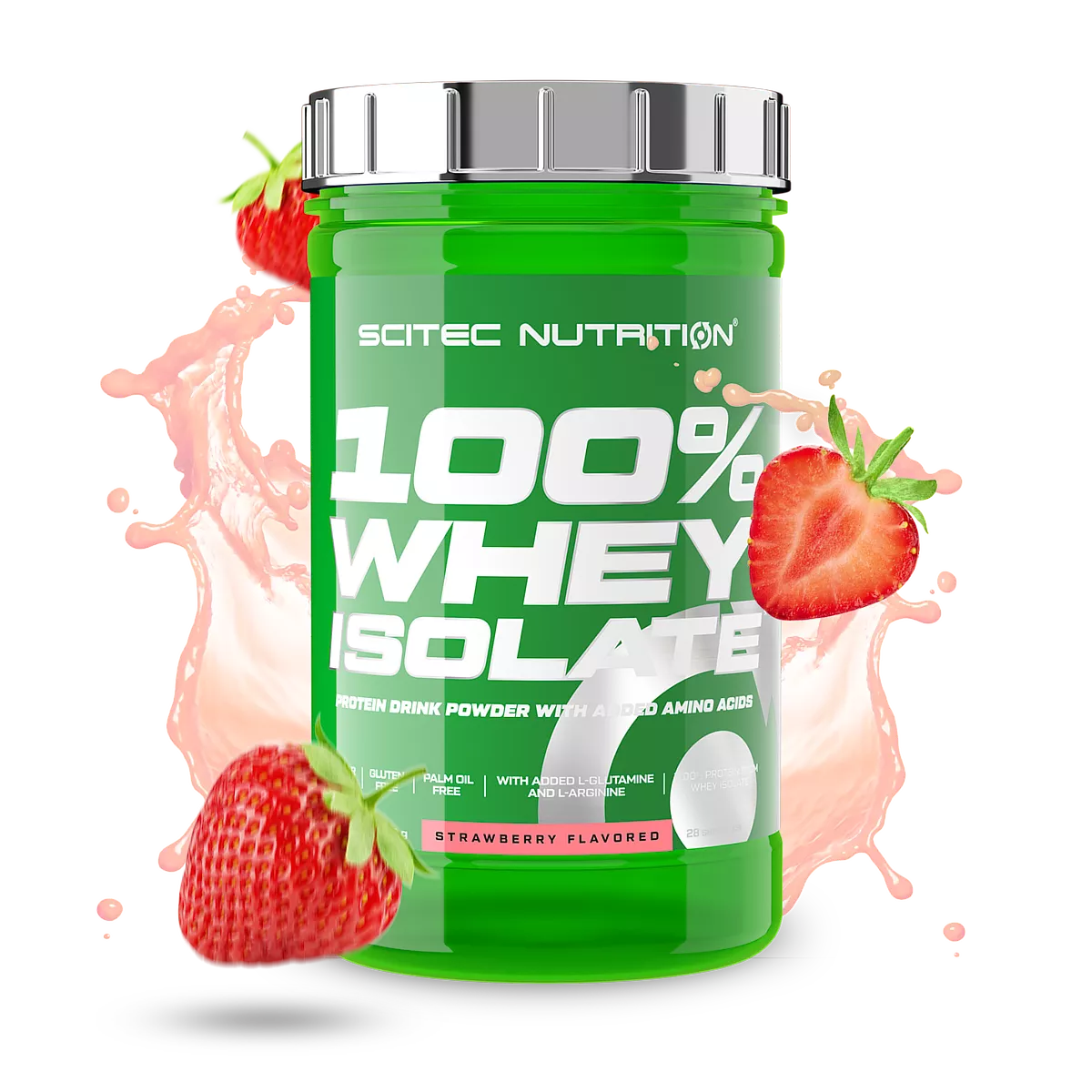 Scitec Nutrition 100% Whey Isolate 700g Aardbei