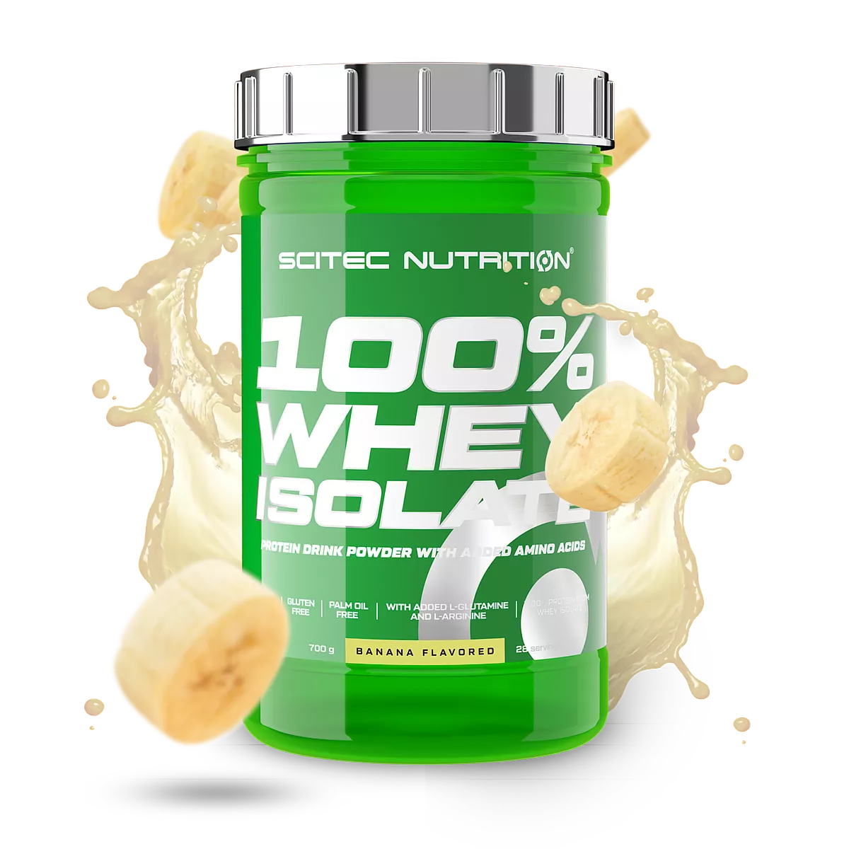 Scitec Nutrition 100% Whey Isolate 700g Banaan