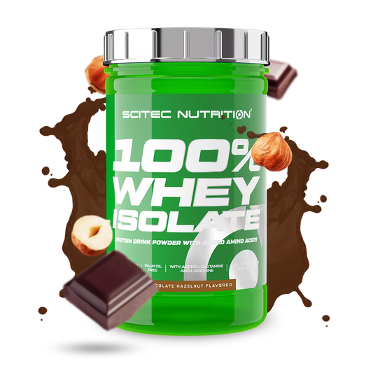 Scitec Nutrition 100% Whey Isolate 700g Chocolade-Hazelnoot