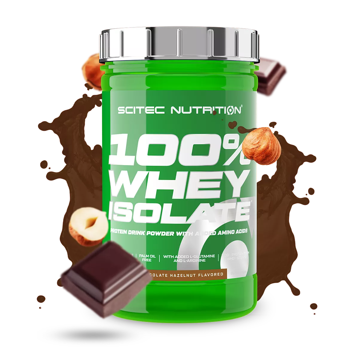 Scitec Nutrition 100% Whey Isolate 700g Chocolade-Hazelnoot