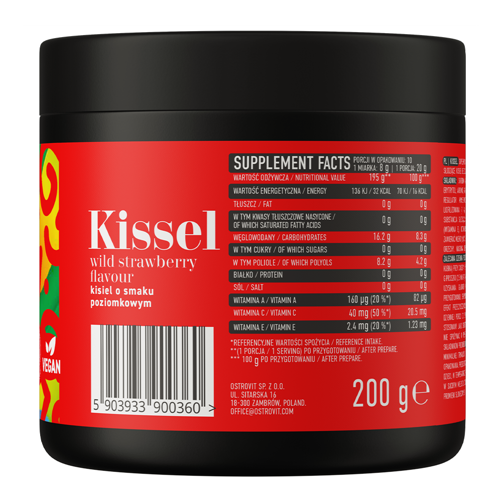 Kissel Wilde Aardbei 200 g — afbeelding 3