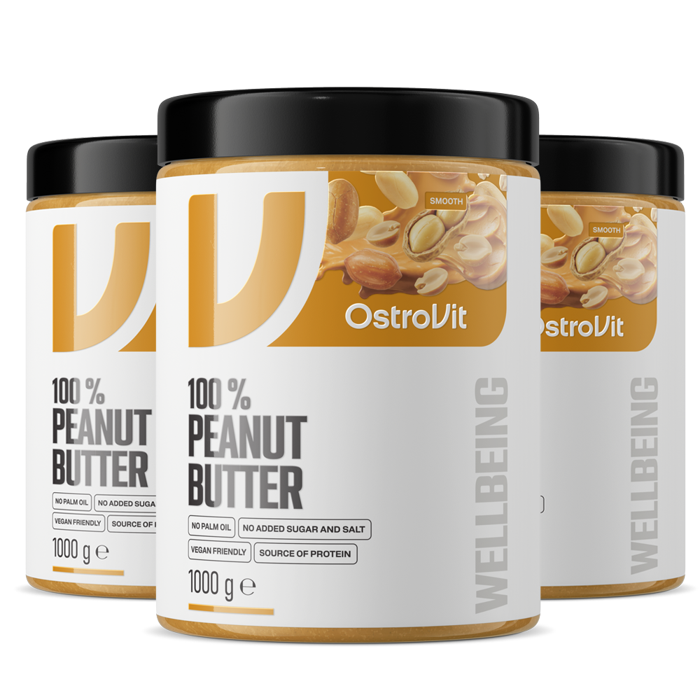 Peanut Butter Smooth 3 × 1000 g