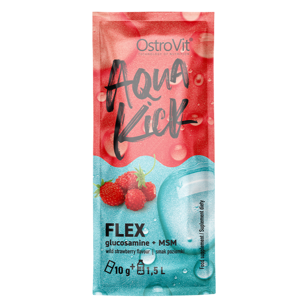 Aqua Kick Flex Aardbei 24 × 10 g