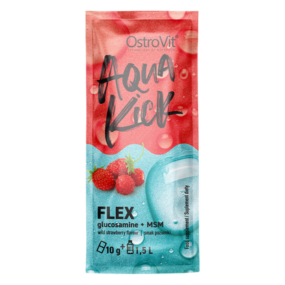Aqua Kick Flex Aardbei 24 × 10 g
