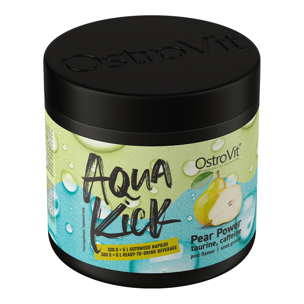 Aqua Kick Pærekraft 🍐 | Taurin | Koffein | 300 g | OstroVit